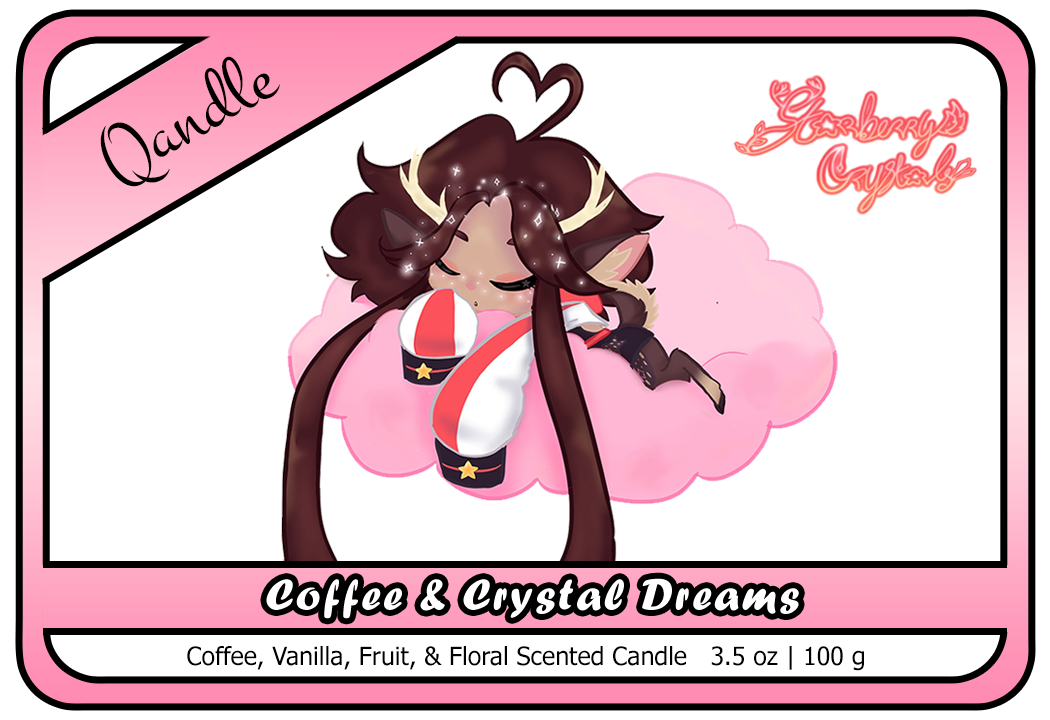 Coffee & Crystal Dreams Feminine Body Candle