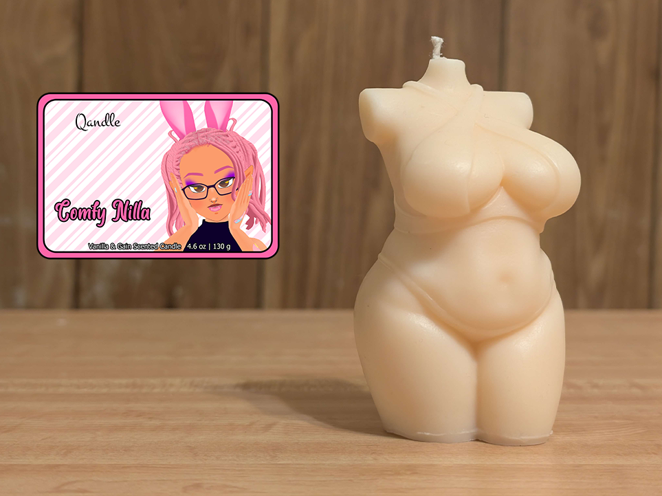 Comfy Nilla Curvy Body Candle