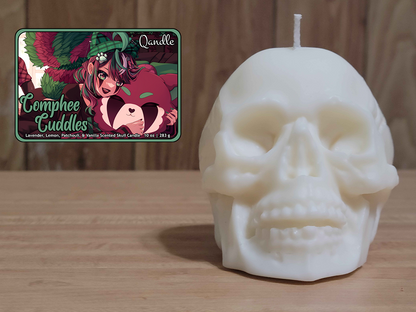 Comphee Cuddles Skull Candle