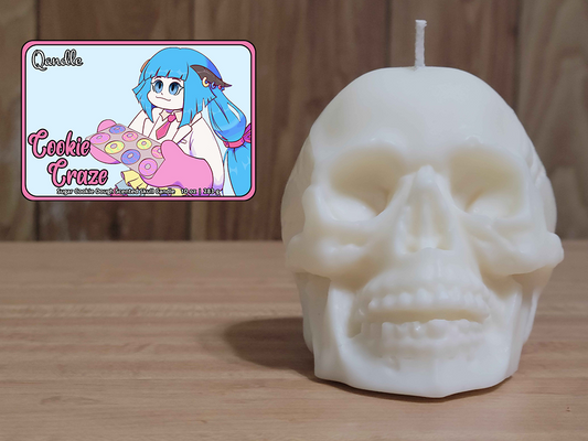 Cookie Craze Skull Candle