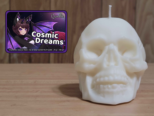 Cosmic Dreams Skull Candle