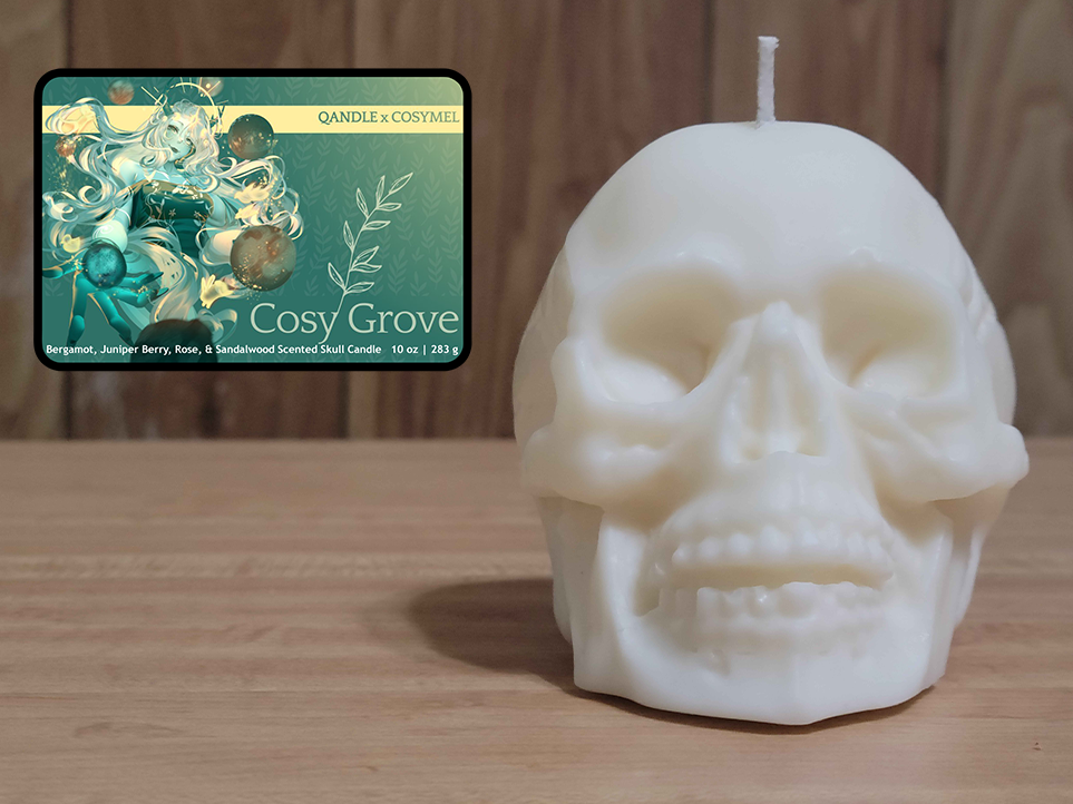 Cosy Grove Skull Candle