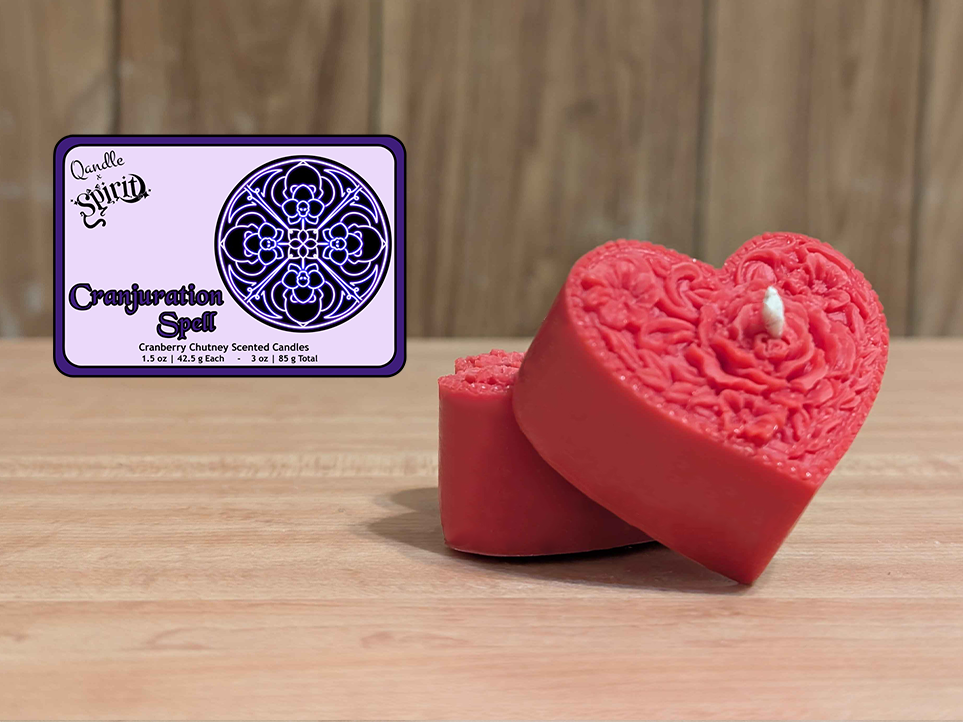 Cranjuration Spell Heart Candles