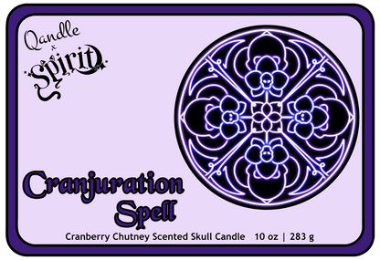 Cranjuration Spell Skull Candle