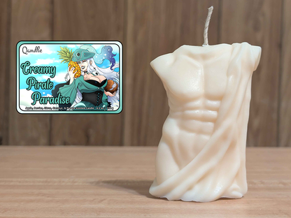 Creamy Pirate Paradise Masculine Body Candle