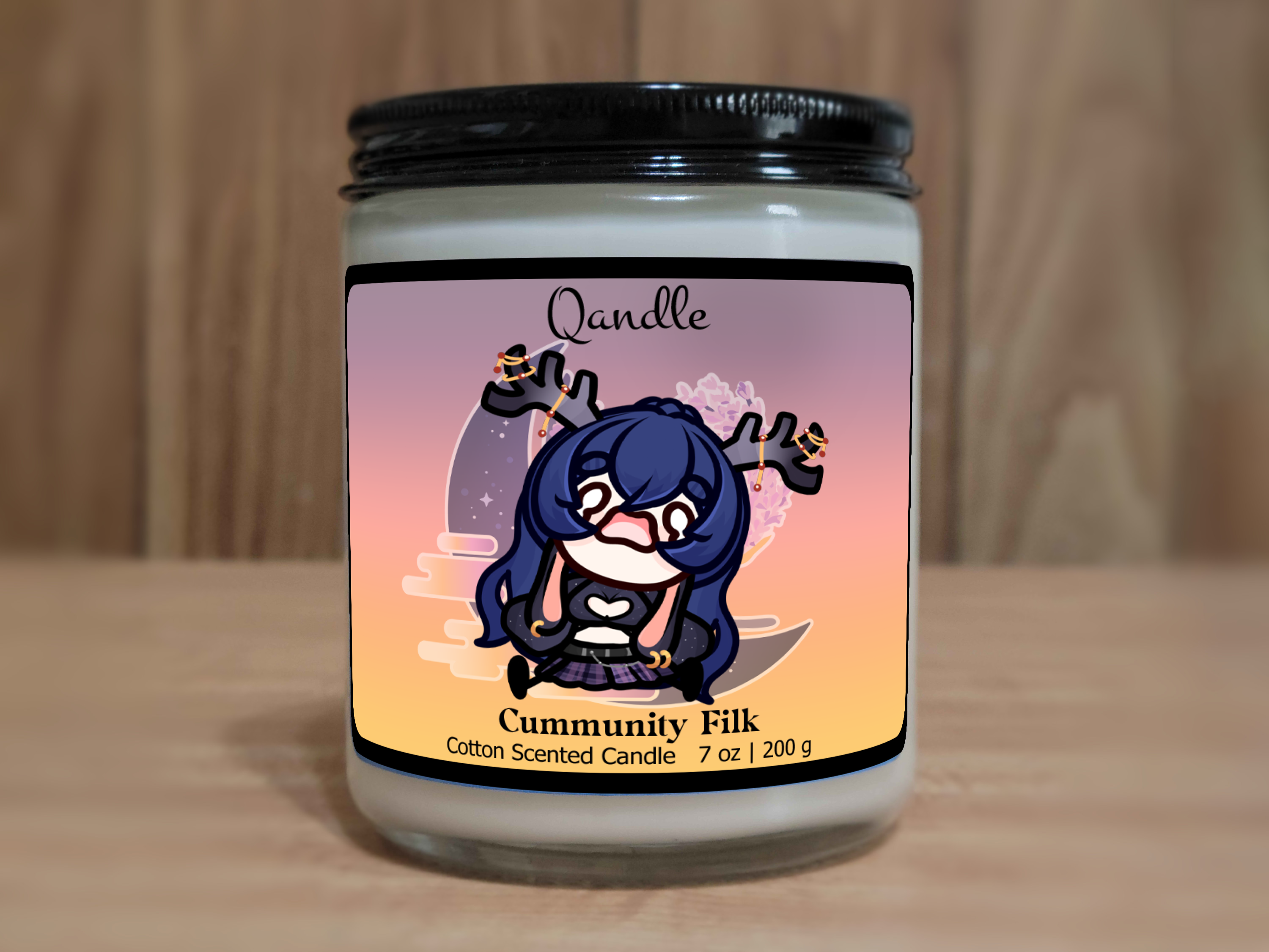 Cummunity Filk Candle