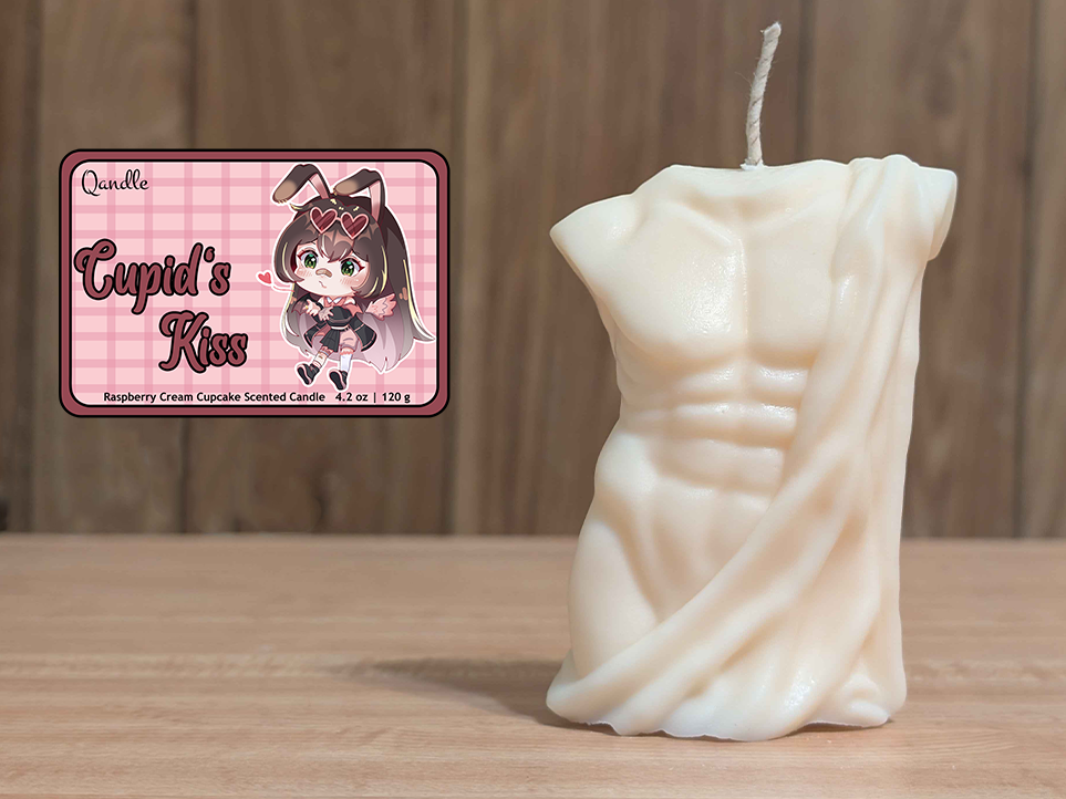 Cupid's Kiss Masculine Body Candle