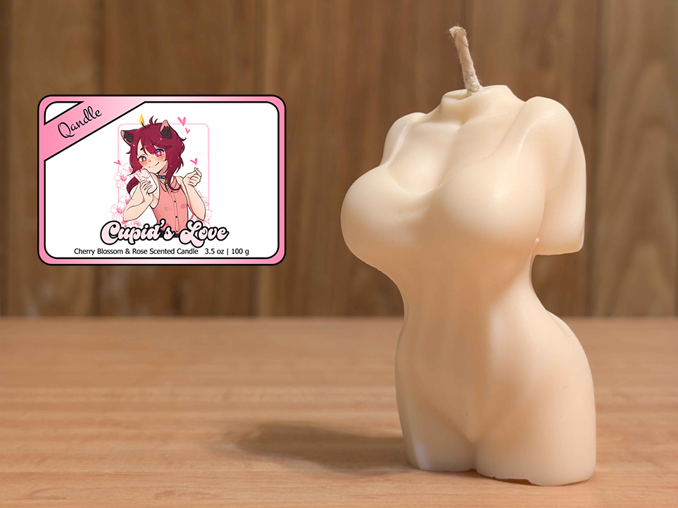 Cupid's Love Feminine Body Candle