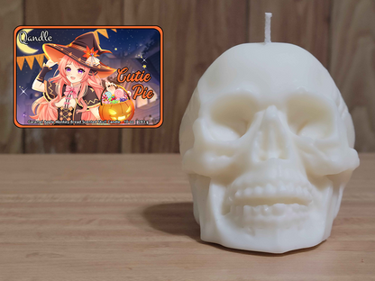 Cutie Pie Skull Candle