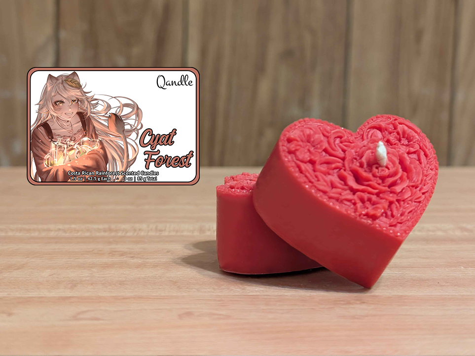 Cyat Forest Heart Candles