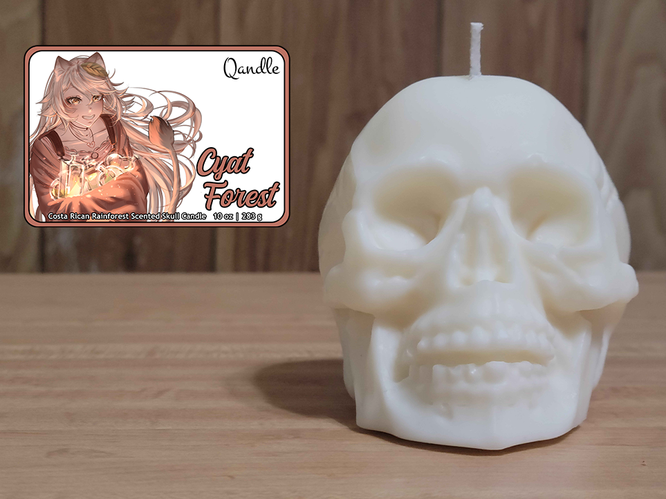 Cyat Forest Skull Candle