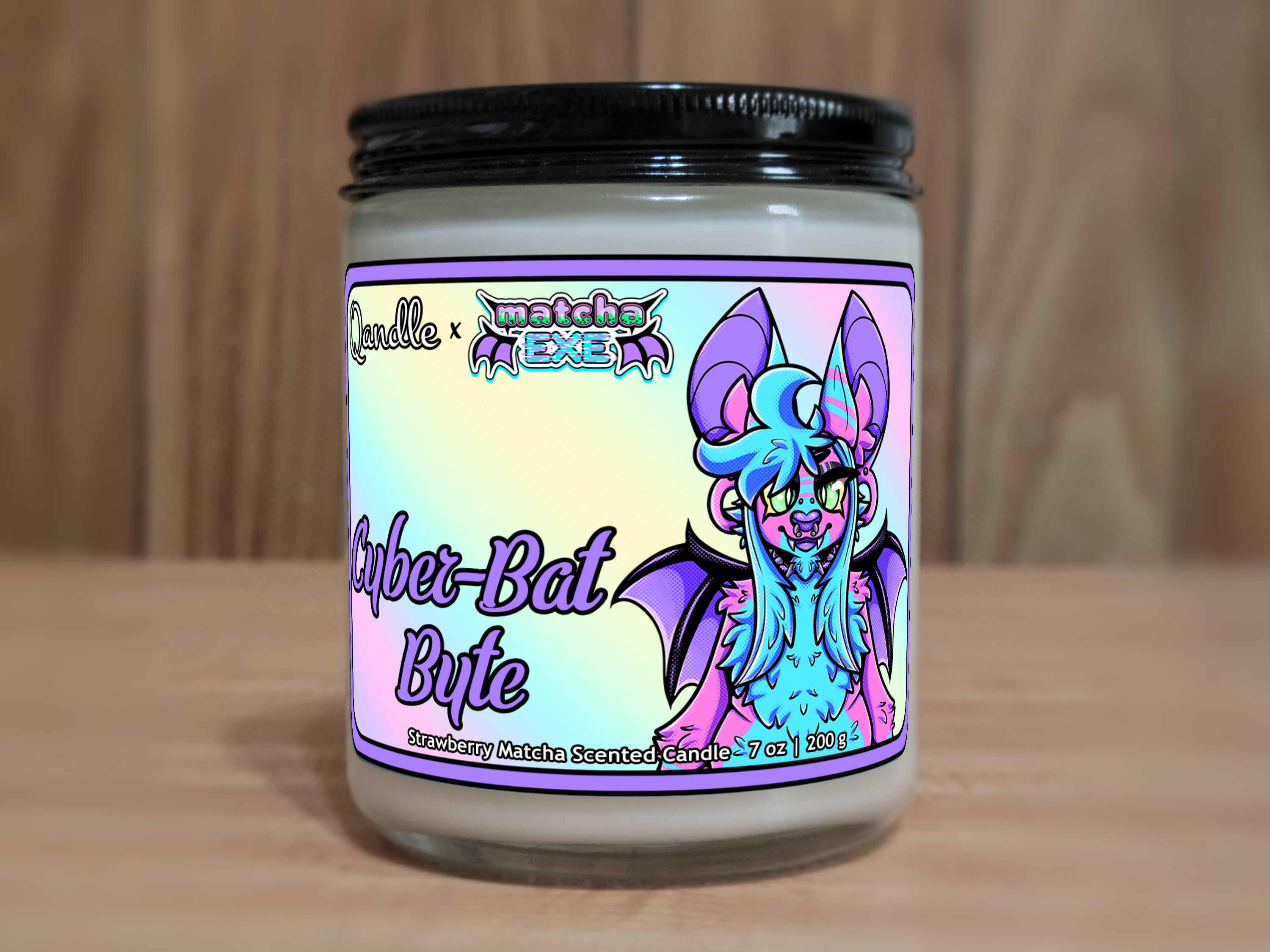 Cyber-Bat Byte Candle