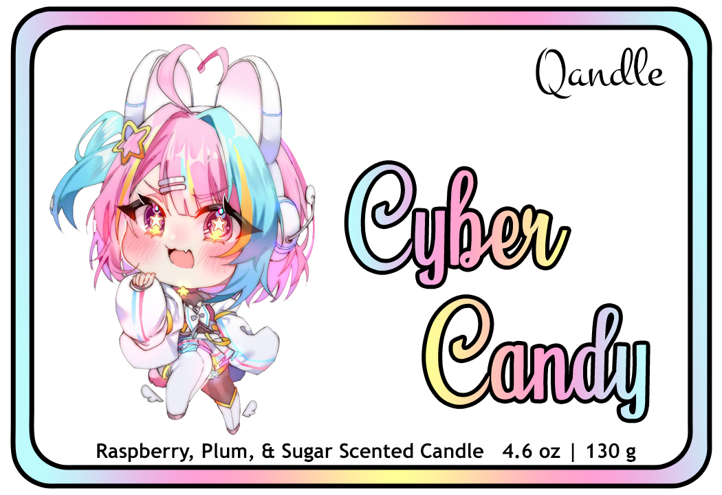 Cyber Candy Curvy Body Candle