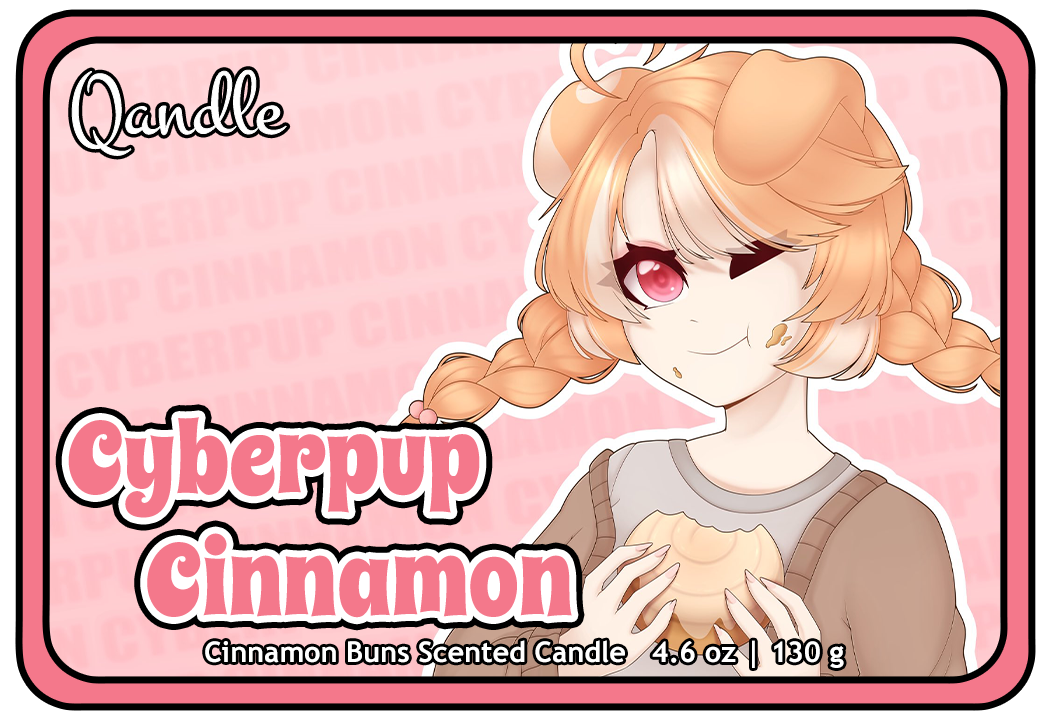 Cyberpup Cinnamon Curvy Body Candle