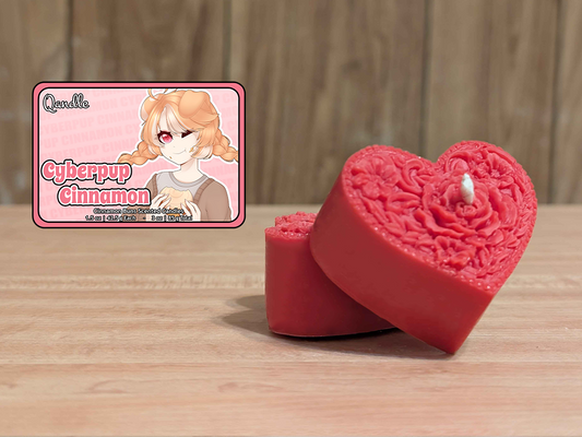 Cyberpup Cinnamon Heart Candles