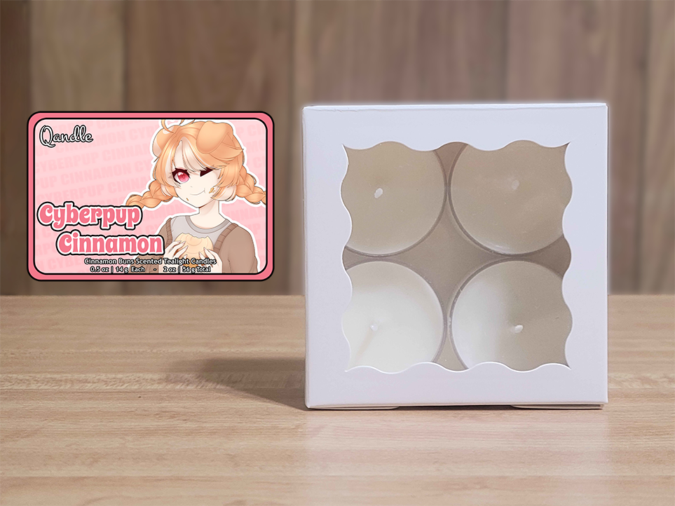 Cyberpup Cinnamon Tealight Candles