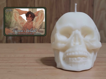 Darren's Delight Skull Candle