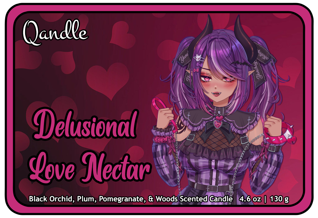 Delusional Love Nectar Curvy Body Candle