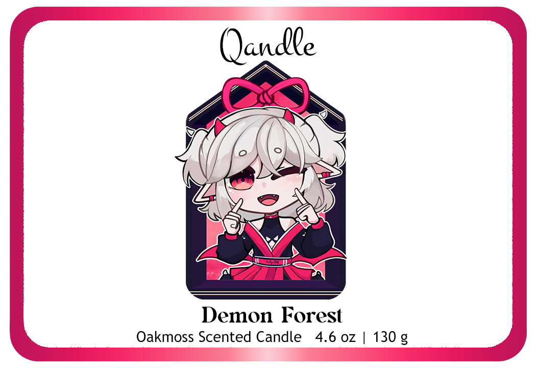 Demon Forest Curvy Body Candle