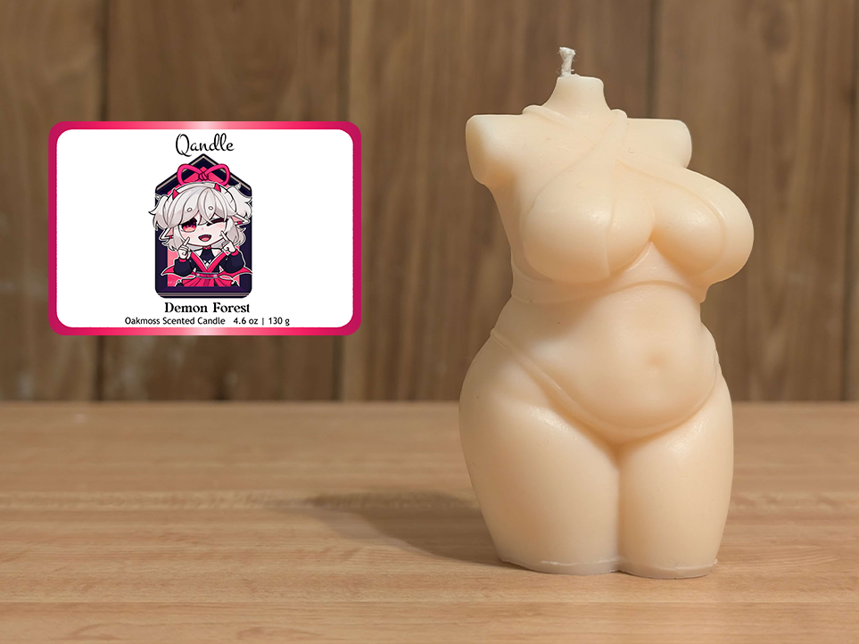 Demon Forest Curvy Body Candle