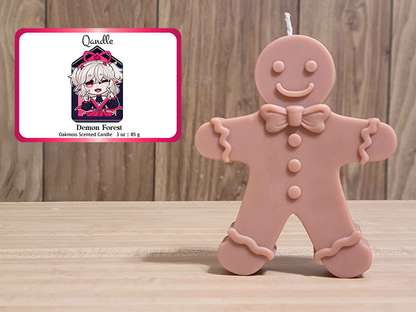 Demon Forest Gingerbread Man Candle