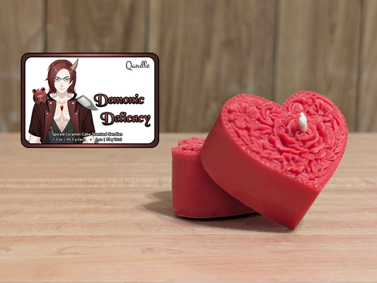 Demonic Delicacy Heart Candles