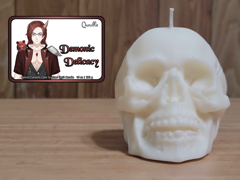 Demonic Delicacy Skull Candle