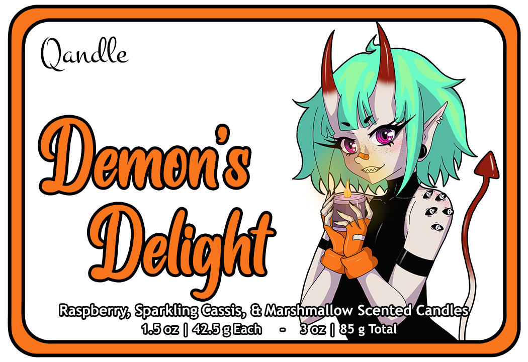 Demon's Delight Heart Candles