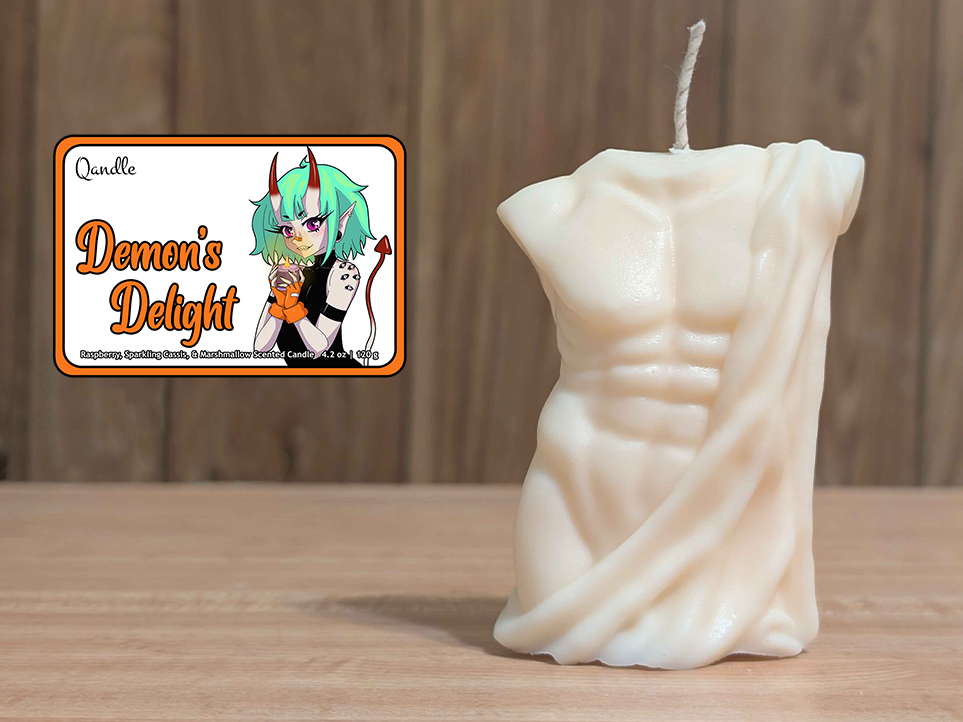 Demon's Delight Masculine Body Candle