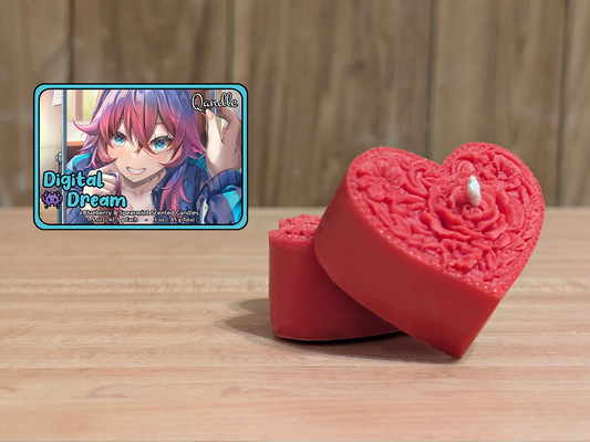 Digital Dream Heart Candles