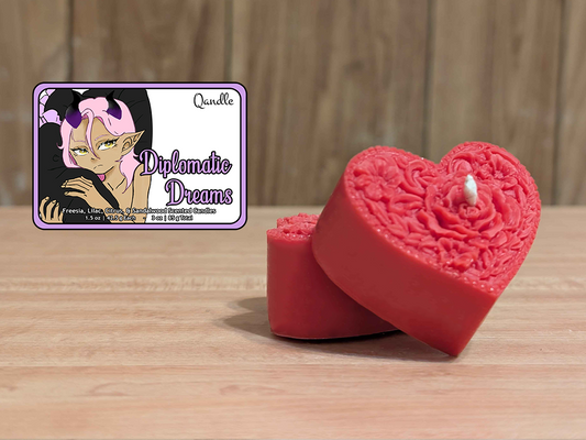 Diplomatic Dreams Heart Candles