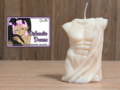 Diplomatic Dreams Masculine Body Candle