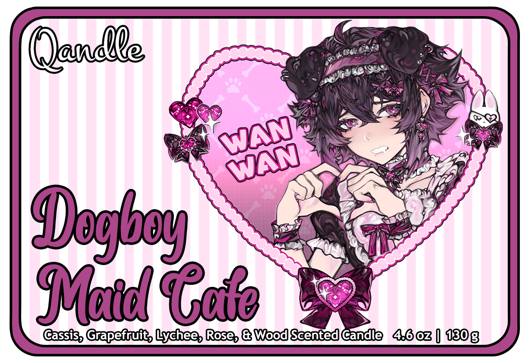 Dogboy Maid Cafe Curvy Body Candle