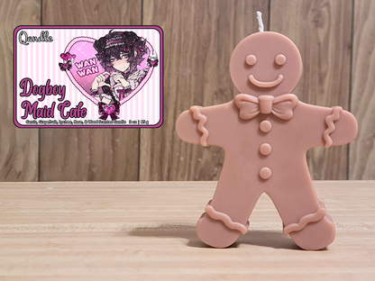 Dogboy Maid Cafe Gingerbread Man Candle