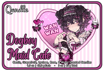 Dogboy Maid Cafe Heart Candles