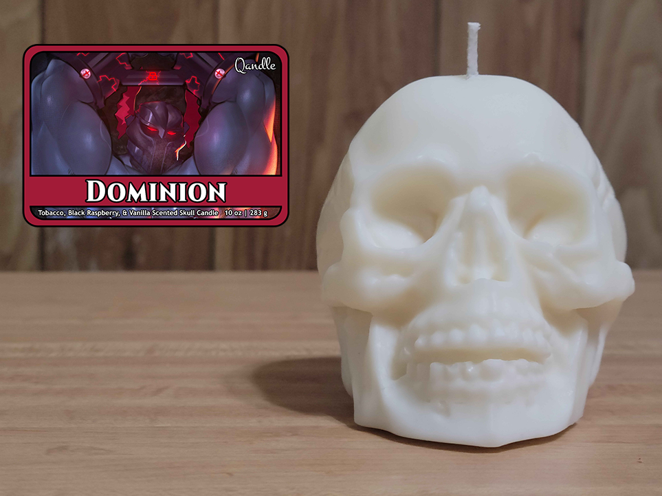 Dominion Skull Candle