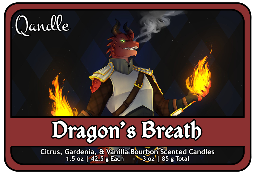 Dragon's Breath Heart Candles