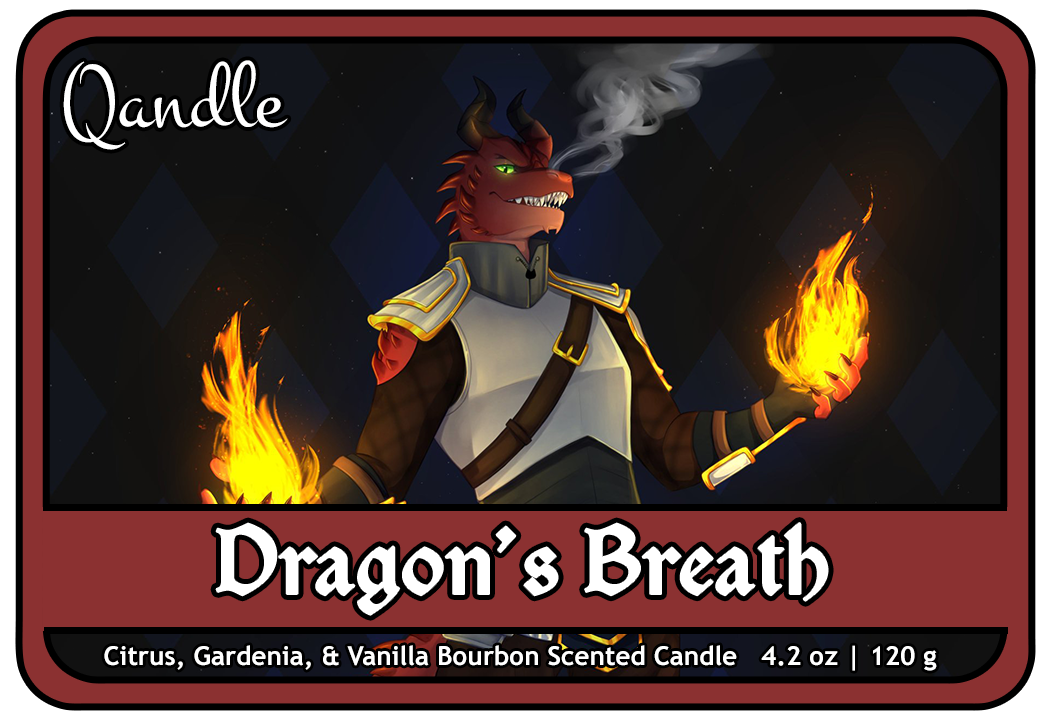 Dragon's Breath Masculine Body Candle