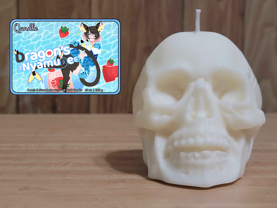 Dragon's Nyamune Skull Candle