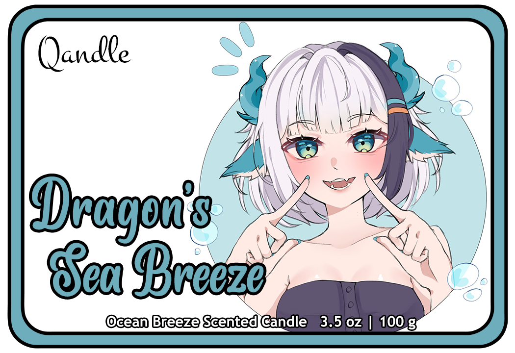 Dragon's Sea Breeze Feminine Body Candle