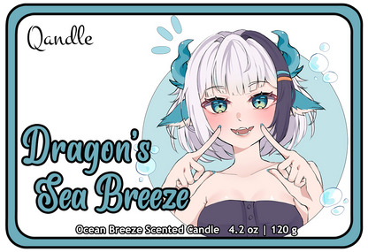 Dragon's Sea Breeze Masculine Body Candle