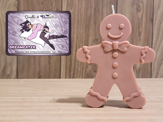 Dreameater Gingerbread Man Candle