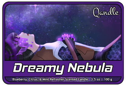 Dreamy Nebula Feminine Body Candle