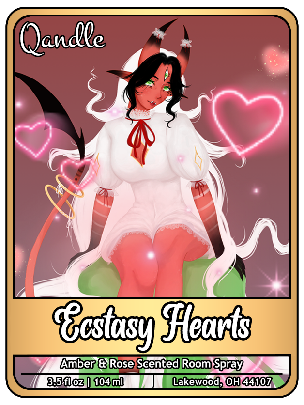 Ecstasy Hearts Room Spray