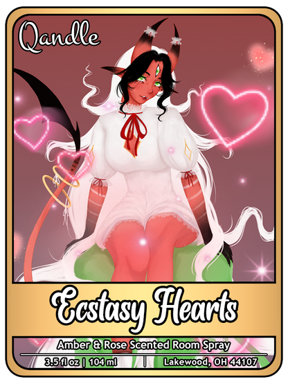 Ecstasy Hearts Room Spray