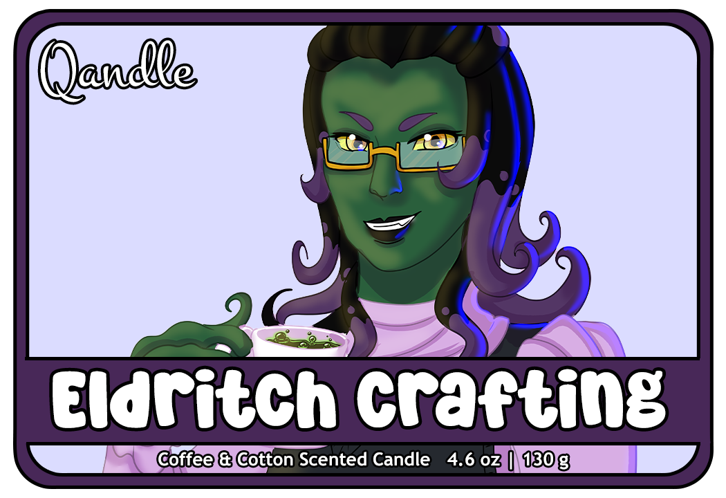 Eldritch Crafting Curvy Body Candle