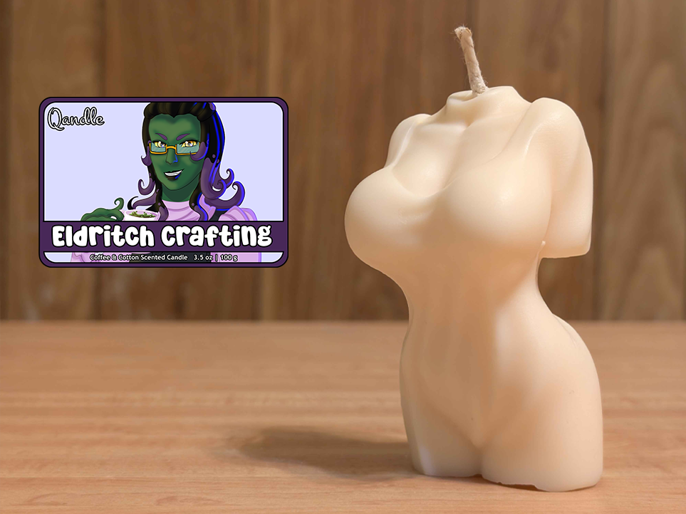 Eldritch Crafting Feminine Body Candle