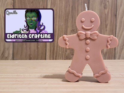 Eldritch Crafting Gingerbread Man Candle