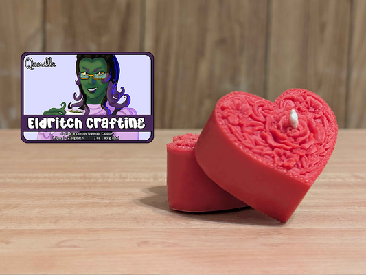 Eldritch Crafting Heart Candles