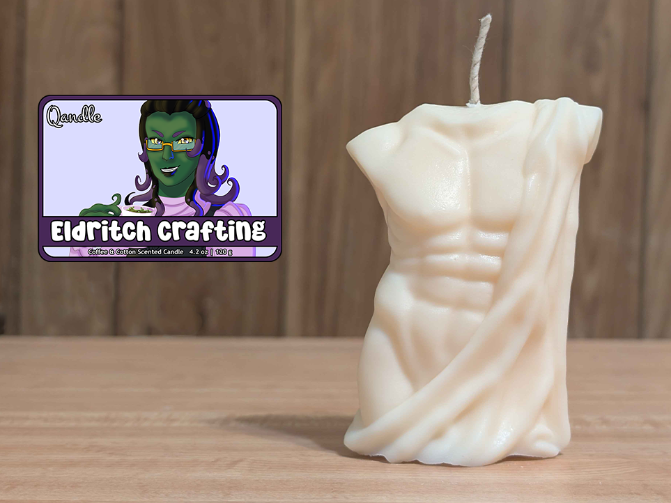 Eldritch Crafting Masculine Body Candle